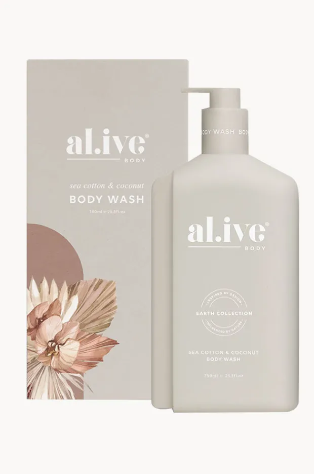 Travel|Home & Body|Al.ive Body Sea Cotton & Coconut Body Wash 750ml