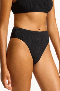 Bottoms|Seafolly Sea Dive High Rise Pant Black