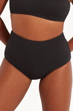 Bottoms|Seafolly Sea Dive High Waisted Pant Black