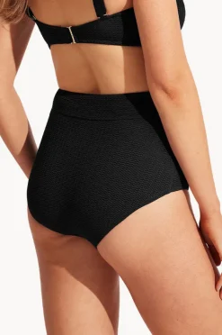 Bottoms|Seafolly Sea Dive High Waisted Pant Black