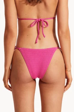 Bottoms|Seafolly Sea Dive Rio Tie Side Pant Fuchsia