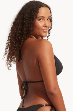 Bikini Tops|Seafolly Sea Dive Slide Tri Black