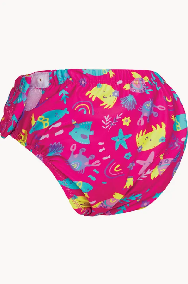 Swim Nappies|Zoggs Sea Queen Adjustable Swim Nappy Pink