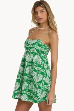 Dresses|Billabong Sea Shell Mini Dress Green