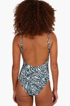 One Pieces|Baku Serengeti Cut Out One Piece Serengeti jungle
