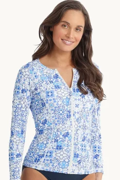 Rashies & Sunsuits|Sunseeker Seville Suntop White