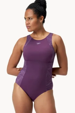 One Pieces|Speedo Shaping Lapisnite One Piece Plum