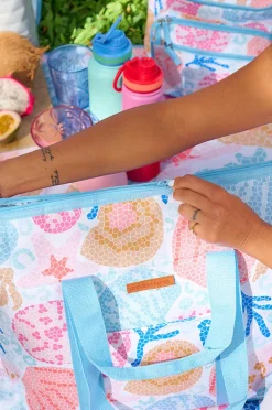 Cooler Bags|Picnic Vibes|Annabel Trends Shelly Beach Picnic Cooler Bag Blue/multi