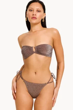 Bikini Sets|Modibodi Shimmer Bandeau Set Espresso