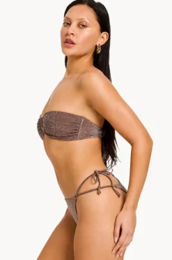 Bikini Sets|Modibodi Shimmer Bandeau Set Espresso
