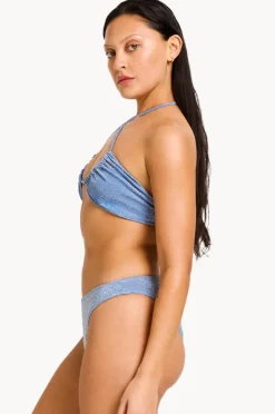 Bikini Sets|Modibodi Shimmer Halter Set Mineral blue