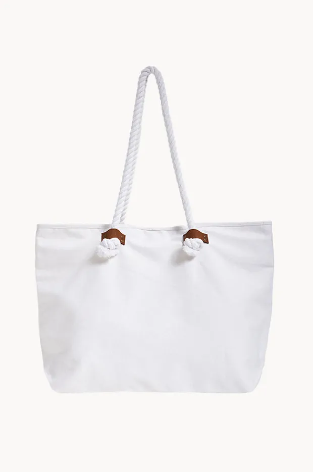 Beach Bags|Bags|Seafolly Ship Sail Tote White