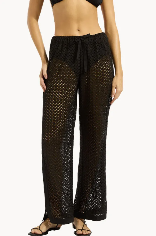 Pants|Seafolly Side Split Pant BLACK