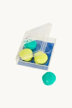 Swim Accessories|Zoggs Silicone Ear Putty Turquoise/yellow