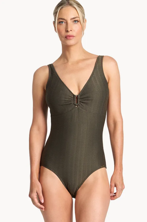 One Pieces|Jantzen Sky High Buckle One Piece