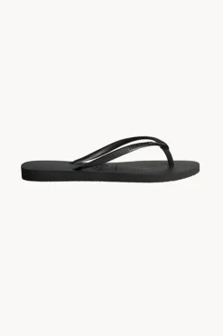 Footwear|Havaianas Slim Basic Thong Black