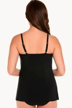 Tankini Tops|Miraclesuit So Riche Marina Tankini Separate Black