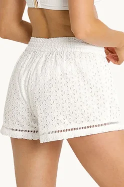 Shorts|Sunseeker Soho Broderie Short WHITE