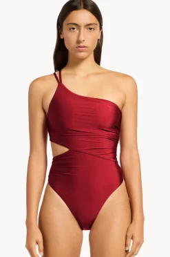 One Pieces|Jets Sol Shine One Shoulder One Piece