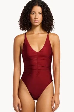 One Pieces|Jets Sol Shine Plunge One Piece