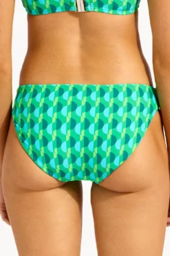 Bottoms|Seafolly Sorrento Reversible Hipster Vivid green