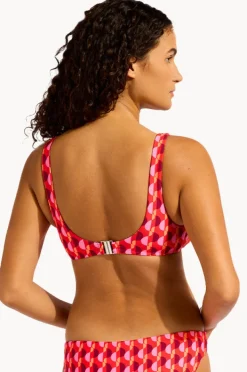 Bikini Tops|Seafolly Sorrento Ring Front Tank Flame