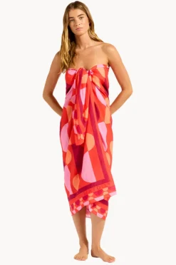 Sarongs|Seafolly Sorrento Sarong Flame