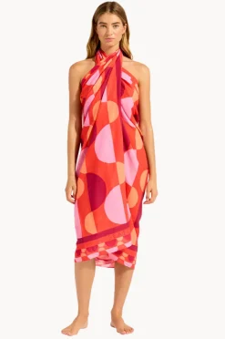 Sarongs|Seafolly Sorrento Sarong Flame
