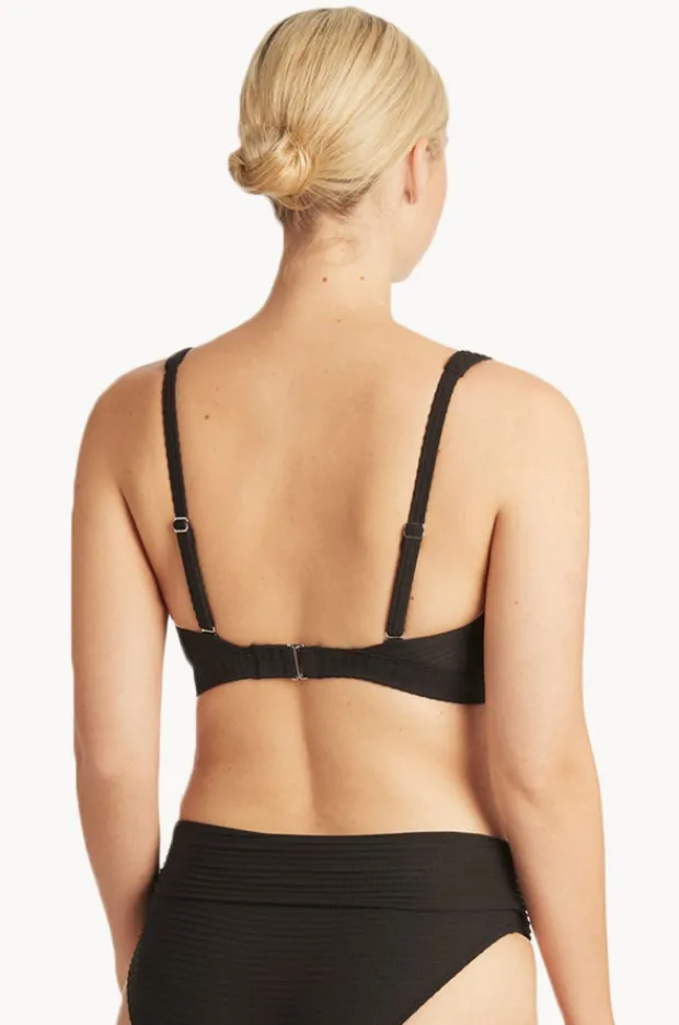 Bikini Tops|Sea Level Spinnaker E/F Cup Bralette Black