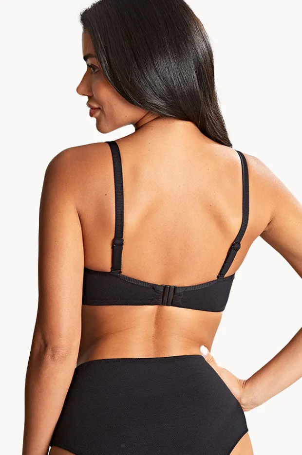 Bikini Tops|Panache Spirit Ella F Cup Twist Bandeau BLACK