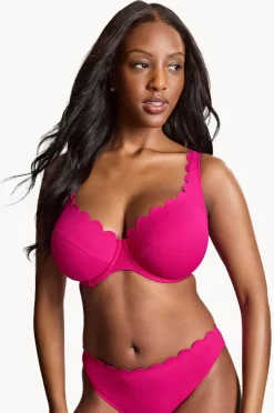 Bikini Tops|Panache Spirit Lauren F Cup Plunge Bra Magenta