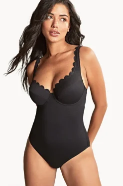 One Pieces|Panache Spirit Rita F Cup Plunge One Piece Spirit black