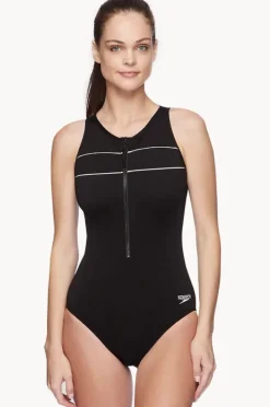 One Pieces|Speedo Spirit Turbo Suit One Piece Black/White