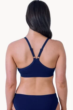 Bikini Tops|Base Swim Sports Crop Navy
