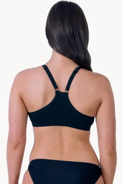 Bikini Tops|Base Swim Sports Crop Black