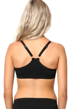 Bikini Tops|Base Swim Sports Crop Black