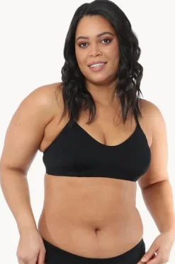 Bikini Tops|Base Swim Sports Crop Black