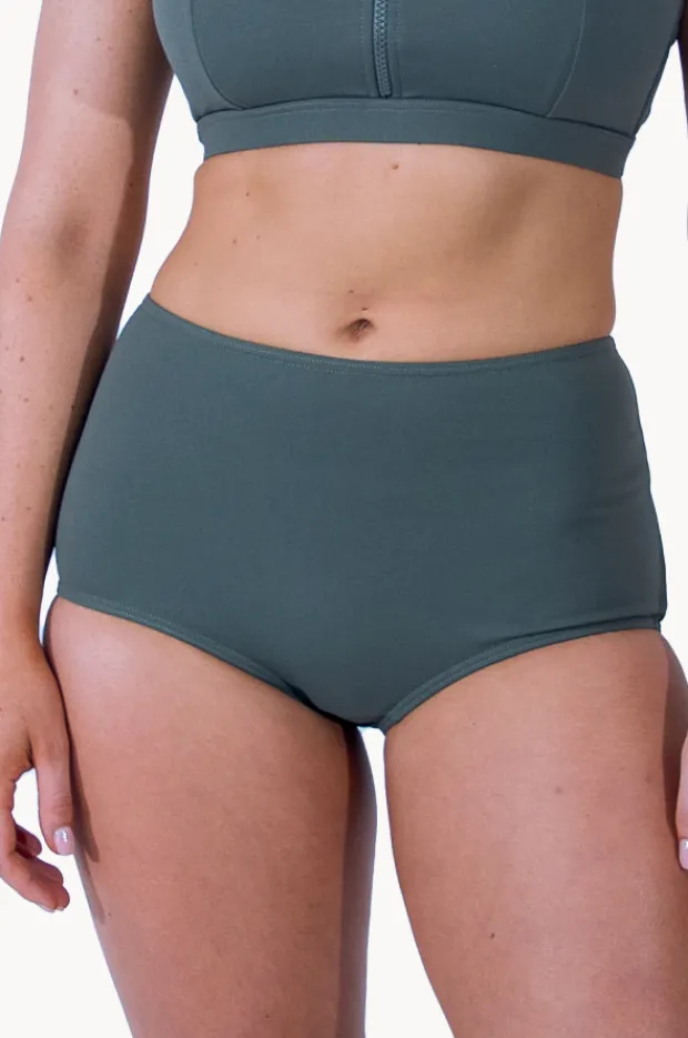 Bottoms|Base Swim Sports High Waisted Pant Khaki