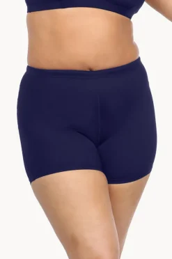 Bottoms|Base Swim Sports Mid Short Navy