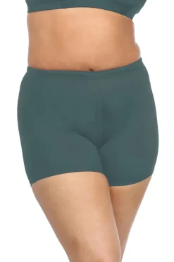 Bottoms|Base Swim Sports Mid Short Khaki