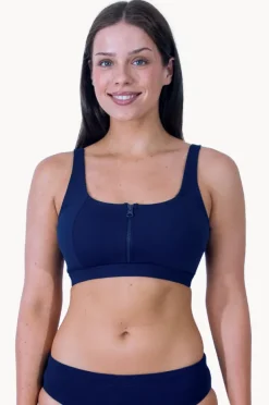 Bikini Tops|Base Swim Sports Multi Fit Crop Navy