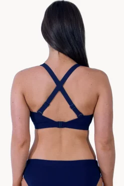 Bikini Tops|Base Swim Sports Multi Fit Crop Navy