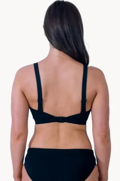 Bikini Tops|Base Swim Sports Multi Fit Crop Black