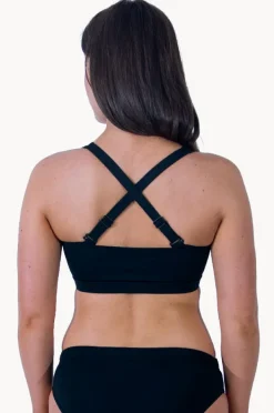 Bikini Tops|Base Swim Sports Multi Fit Crop Black