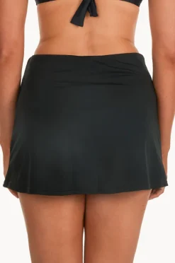Bottoms|Base Swim Sports Swim Skirt BLACK