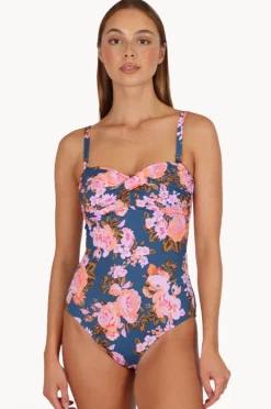 One Pieces|Baku St Lucia Twist Bandeau One Piece St Lucia Marine