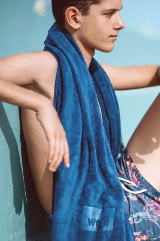 Sport Towels|Towels|Wovii Standard Microfibre Towel Navy/blue