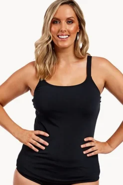 Tankini Tops|Funkita Still Scoop Tankini Separate Black