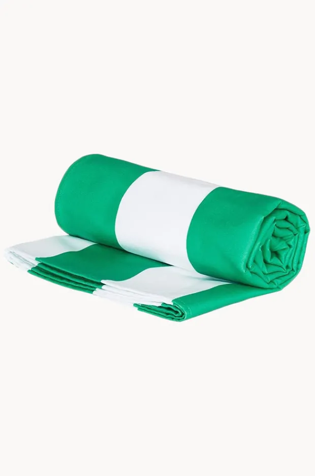 Towels|Towels|Dock And Bay Stripe Cabana Microfibre Towel Green cancun