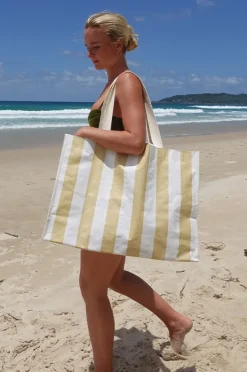 Beach Bags|Bags|Sunny Life Stripe Carryall Beach Bag
